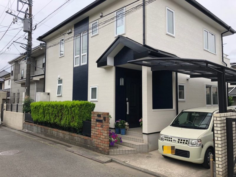 藤沢市F様邸で外壁屋根塗装・ベランダ防水
