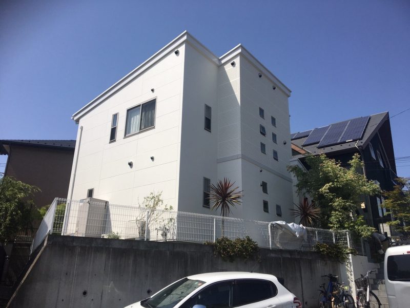藤沢市K様邸で外壁屋根塗装