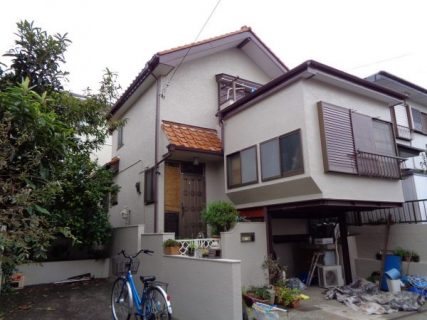 藤沢市N様邸で外壁屋根塗装、防水工事