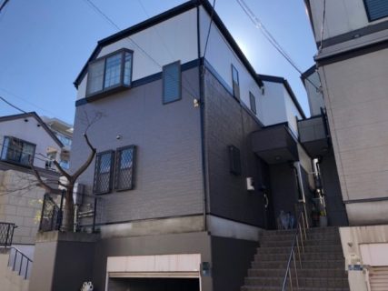 藤沢市S様邸外壁屋根付帯部塗装ベランダ防水コーキング工事
