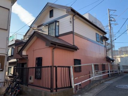 藤沢市s様邸外壁屋根付帯部塗装コーキングベランダ修繕工事