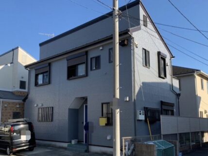 藤沢市H様邸外壁塗装・破風板塗装・高圧洗浄工事