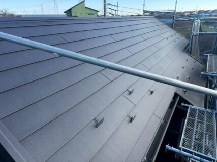 藤沢市O様邸屋根スーパーガルテクトカバー工法工事