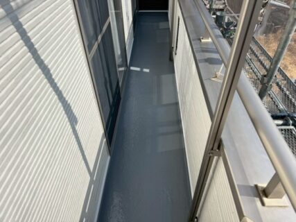 藤沢市S様邸よりベランダ防水工事が施工完了いたしました！